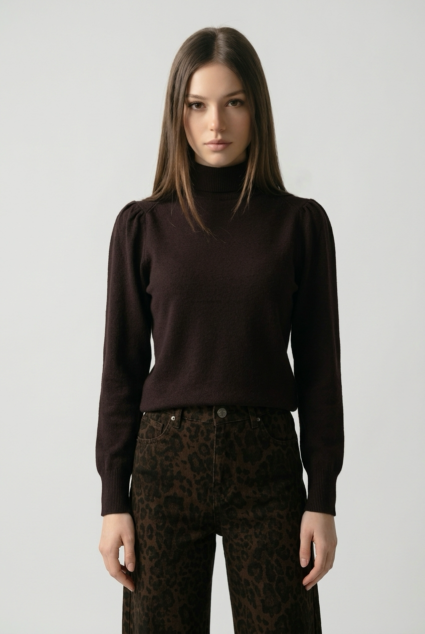 Jersey cuello alto Lia