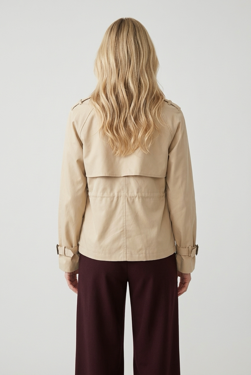 Gabardina corta Vera