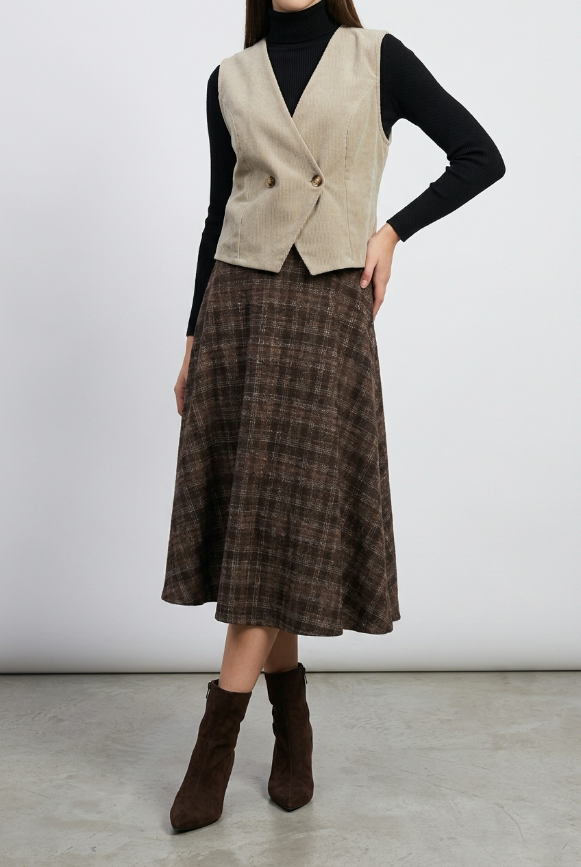Falda de cuadros Greta