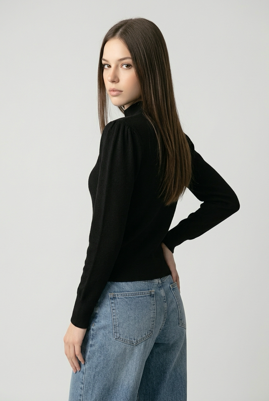 Jersey cuello alto Lia
